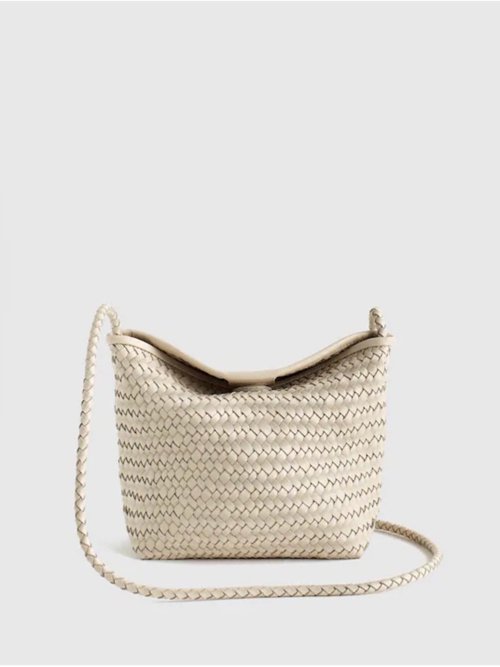 Madewell Signature Woven Crossbody Bag in Vintage Muslin - Picture 1 of 4